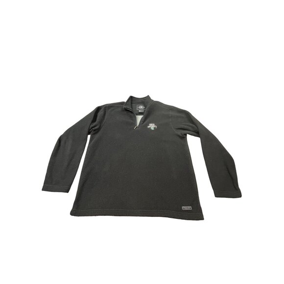 Ohio University Mens Small Black Charles River Apparel 1/4 Zip Pullover Sweater - Picture 1 of 9
